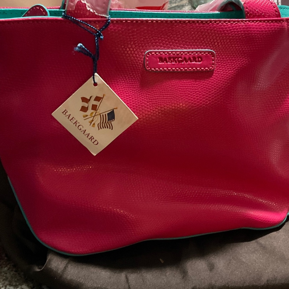 Baekgaard Pink Women's Tote Bag